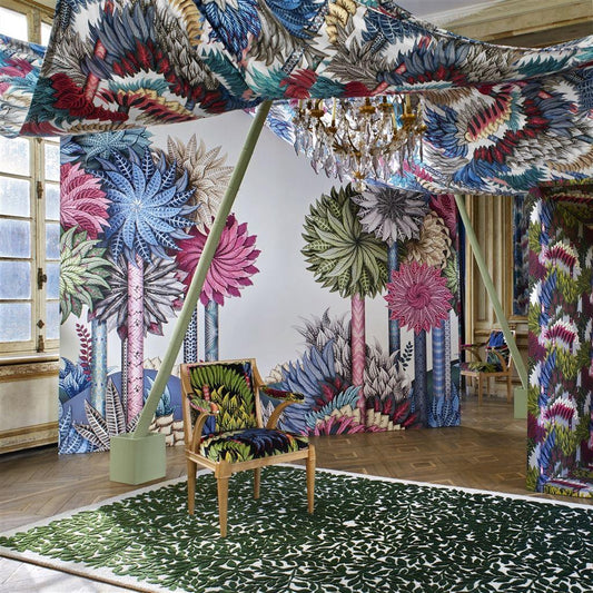 Papel de Parede Christian Lacroix Inhotim Park Azur - Stoc Casa