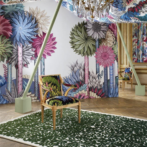 Papel de Parede Christian Lacroix Inhotim Park Azur - Stoc Casa