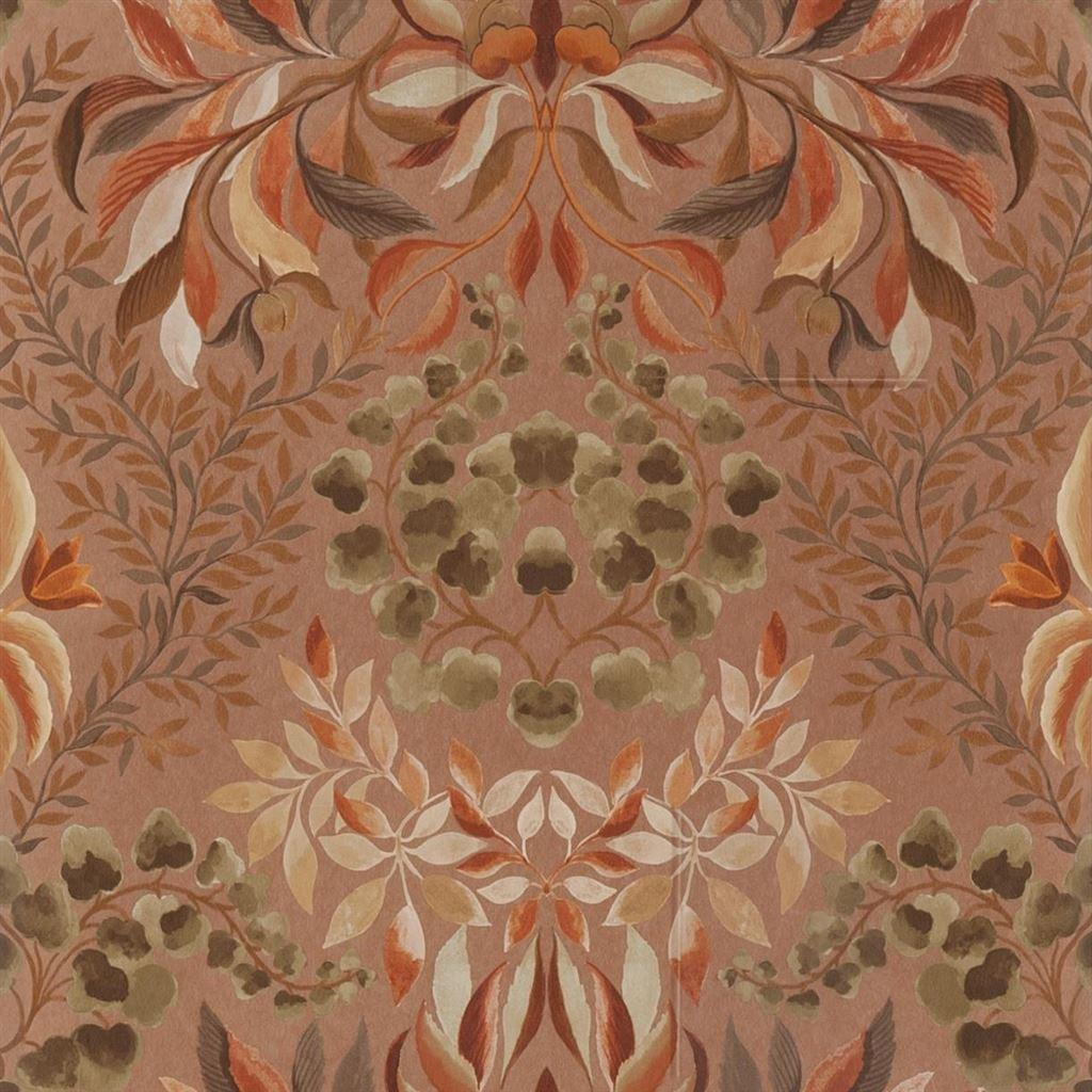 Papel de Parede Designers Guild Karakusa Copper - Stoc Casa