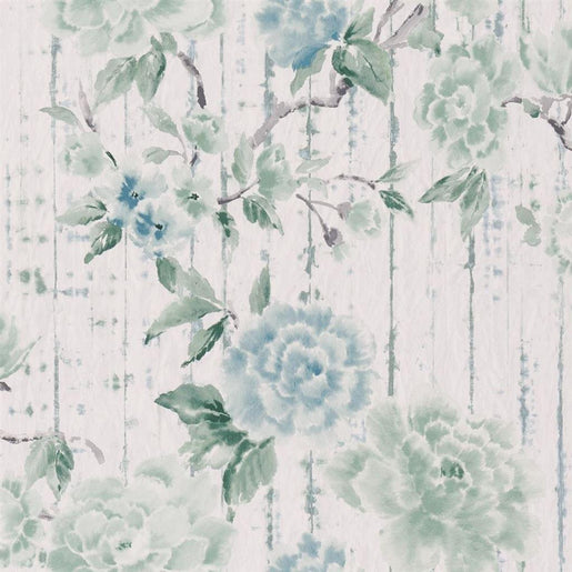 Papel de Parede Designers Guild Kyoto Flower Eau De Nil - Stoc Casa