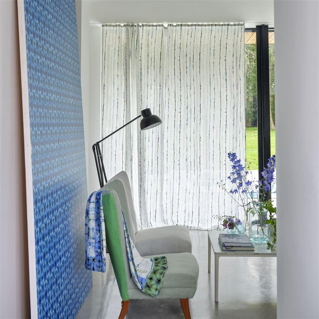 Papel de Parede Designers Guild Shibori Cobalt - Stoc Casa