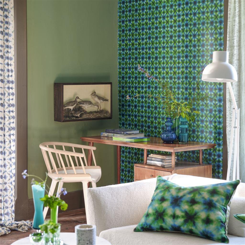 Papel de Parede Designers Guild Shibori Emerald - Stoc Casa