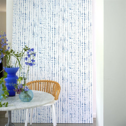 Papel de Parede Designers Guild Shiwa Cobalt - Stoc Casa