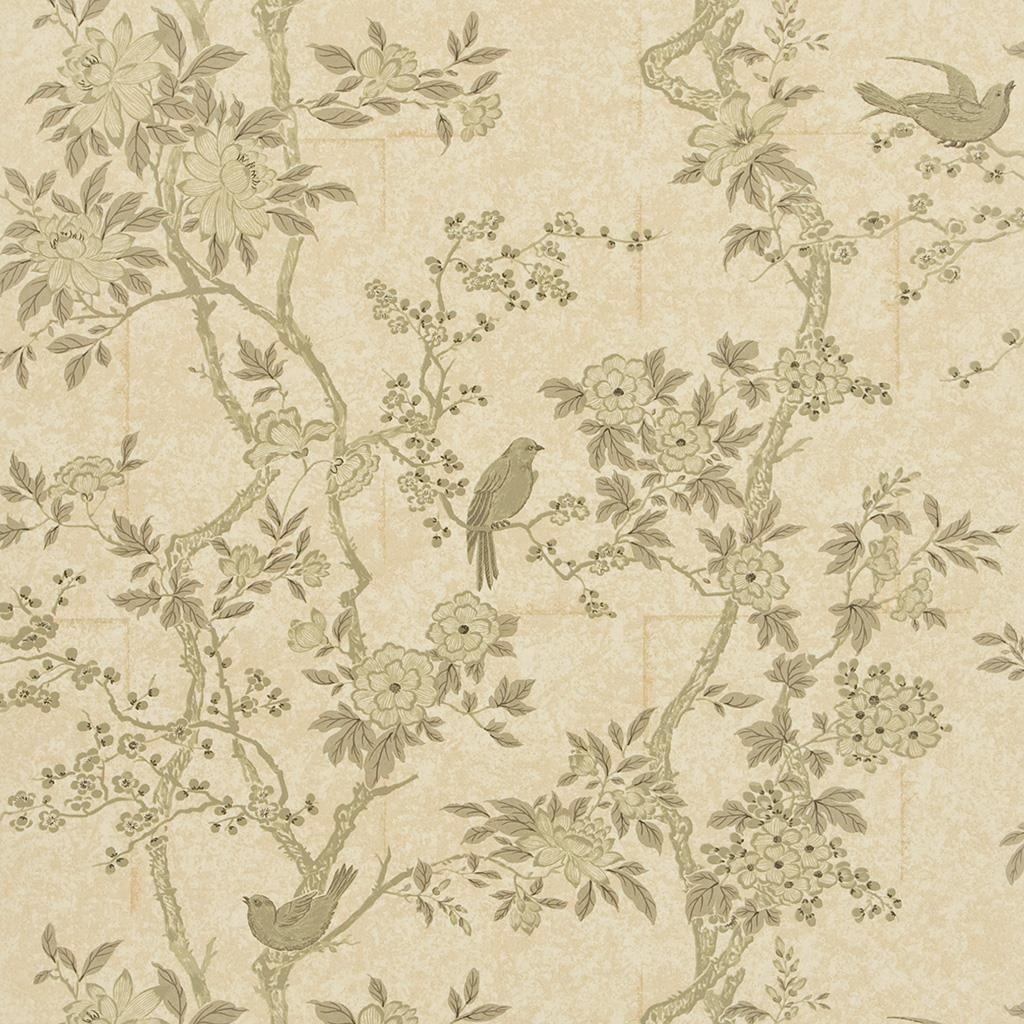 Ralph Lauren Marlowe Floral Wallpaper - Mother Of Pearl – Stoc Casa